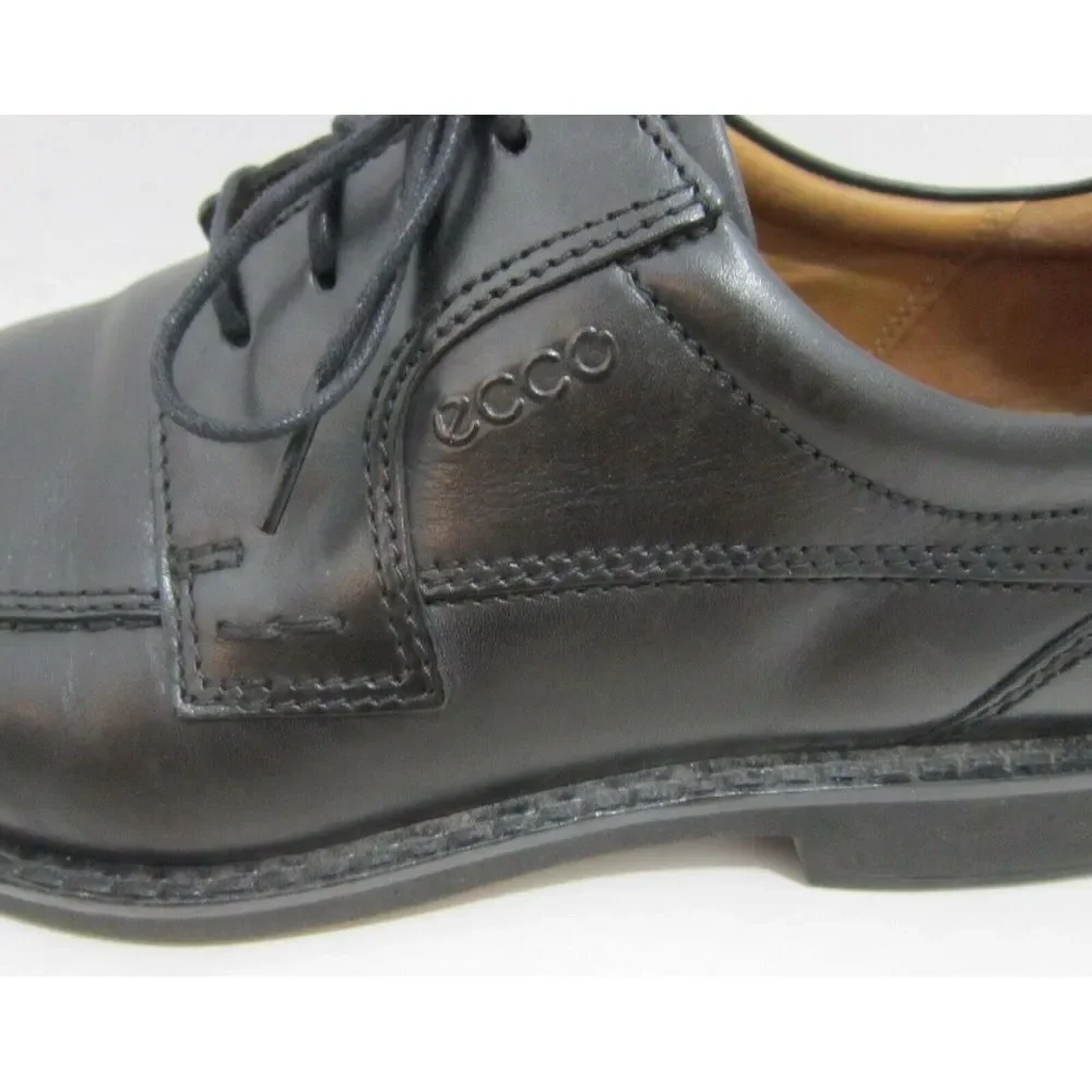ECCO Seattle Black Leather Dress Oxfords Size 11 M